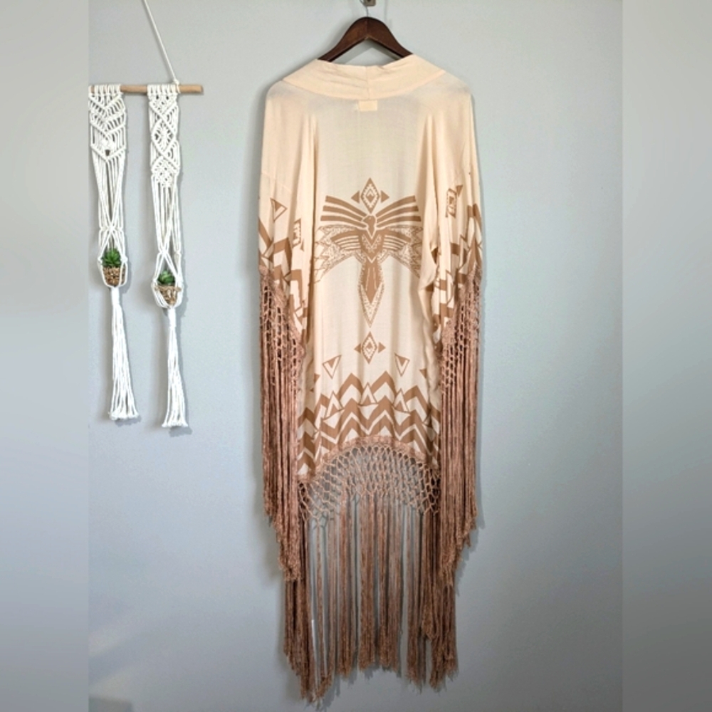 Spell And The Gypsy Designs Sample Opium Thunderbird Tassel Kimono One Size